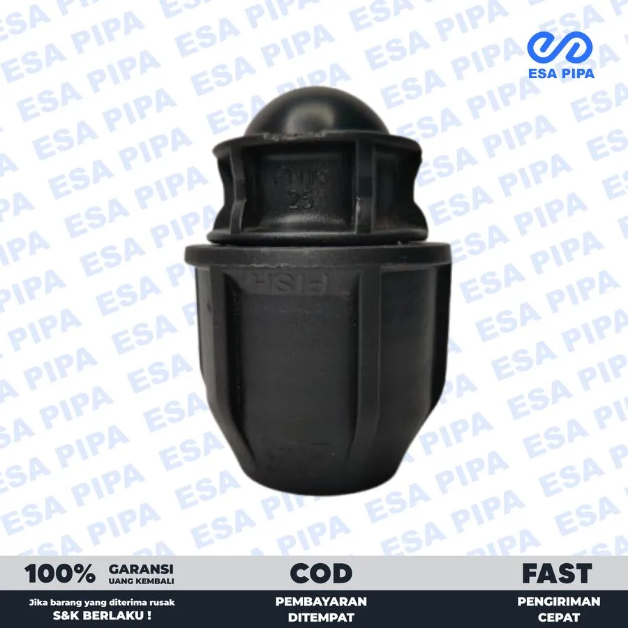 End Cap HDPE Dop Fish depan End Cap HDPE Dop Fish depan