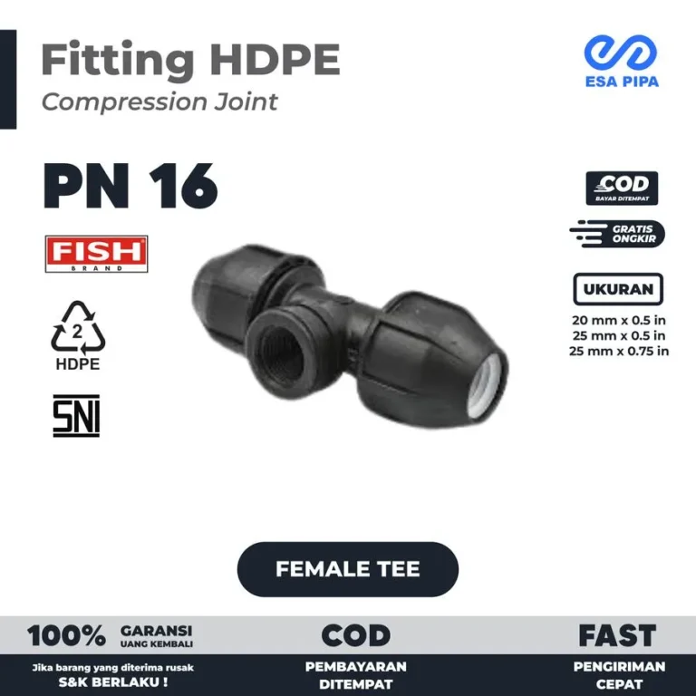Female Tee HDPE Fish