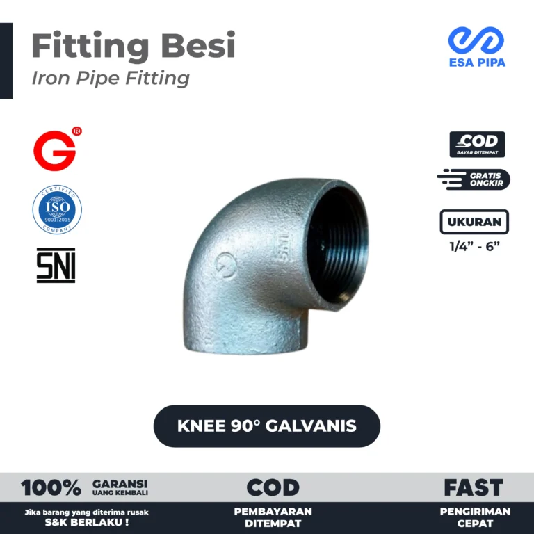 Knee 90° Galvanis G Brand