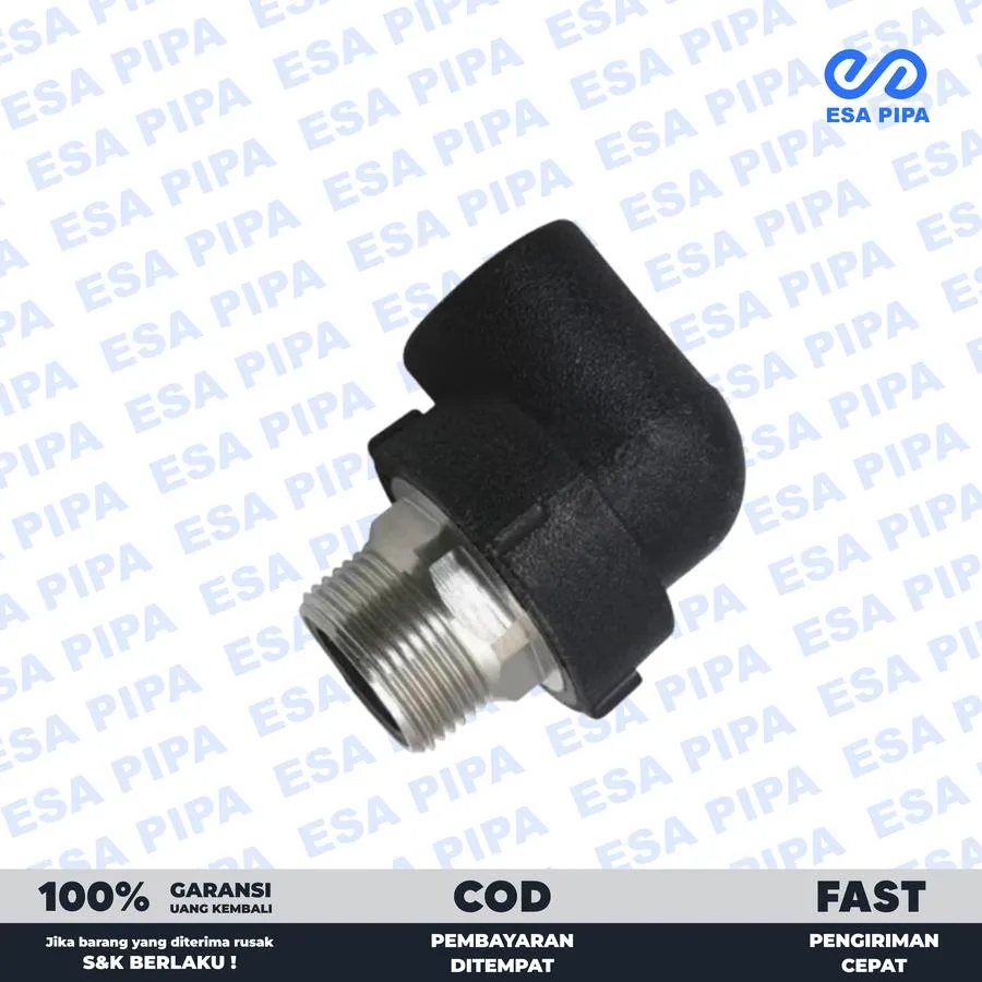 Male Socket Elbow HDPE samping 2 Male Socket Elbow HDPE samping 2