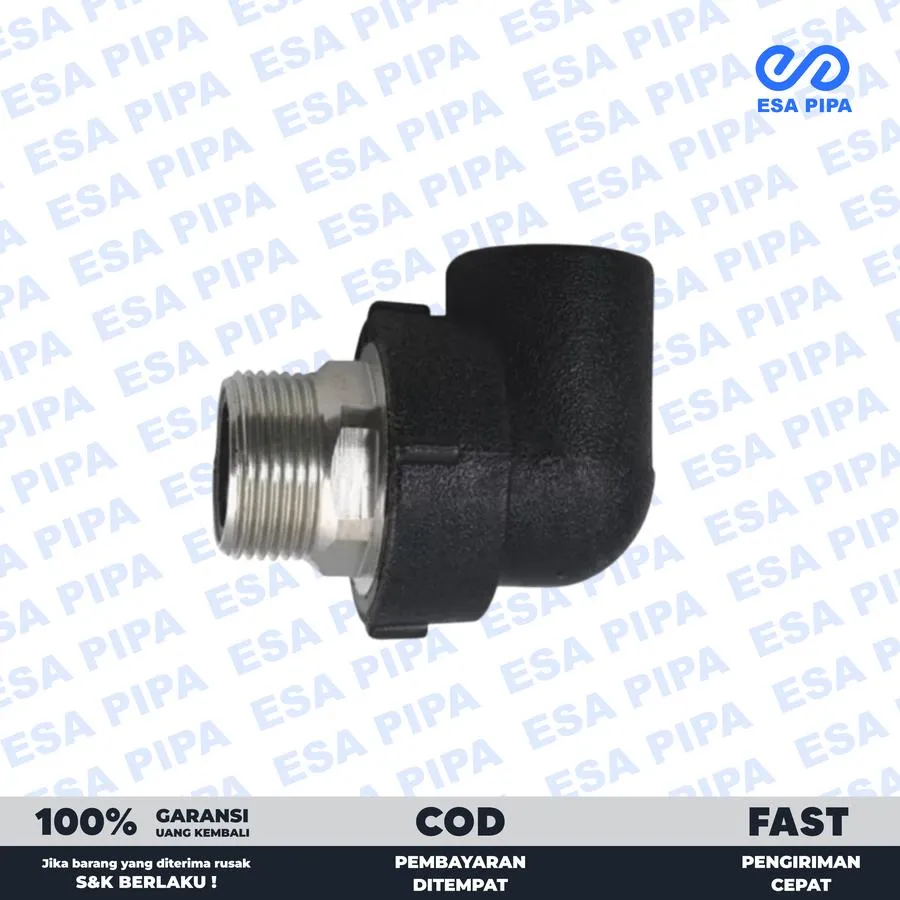 Male Socket Elbow HDPE samping Male Socket Elbow HDPE samping