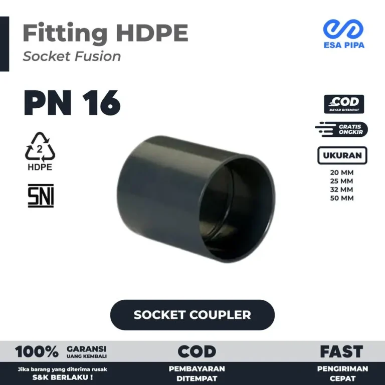 Socket Coupler HDPE