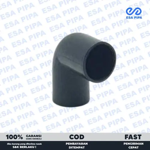 Socket Elbow HDPE Knee 90° depan 1 Socket Elbow HDPE Knee 90° depan 1