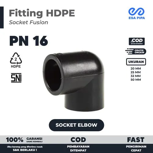 Socket Elbow HDPE Knee 90°