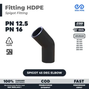 Spigot Elbow HDPE 45°