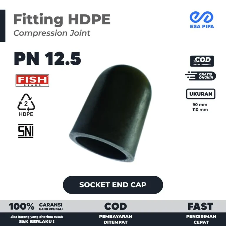 Spigot End Cap HDPE Fish