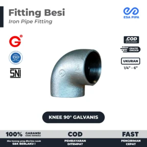 Knee 90° Galvanis G Brand