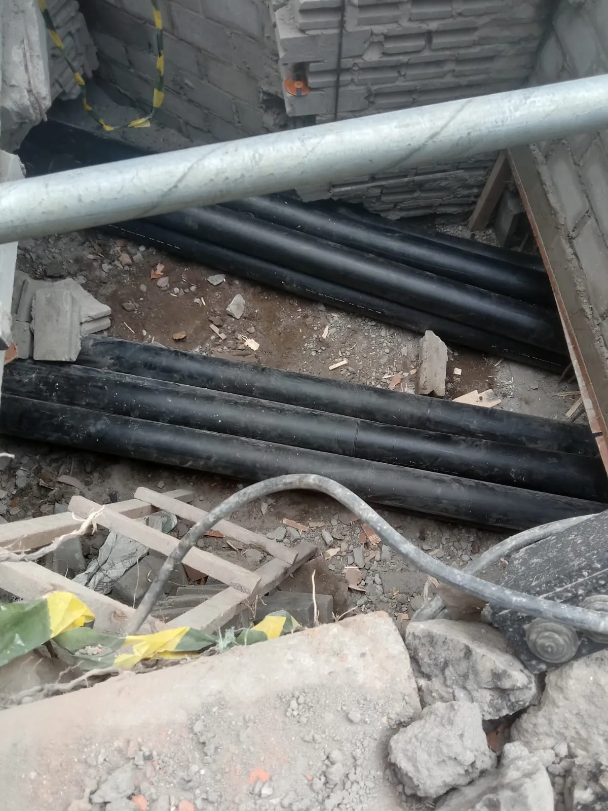 Portofolio Instalasi pipa hdpe rumah genset gudang garam 01