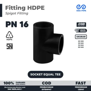 Spigot Equal Tee HDPE